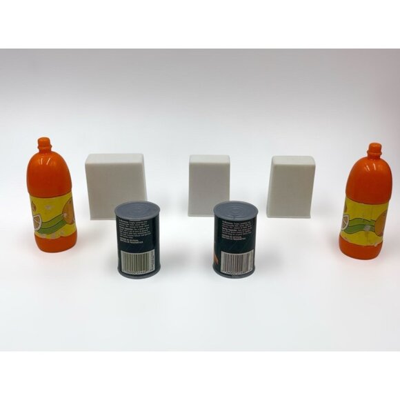 Vintage 1991 Mattel Barbie Grocery Store Set #7296 – Mini Food Accessories - Picture 4 of 12